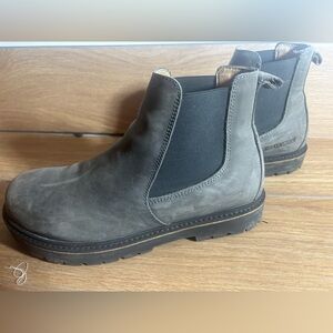 Birkenstock  Charcoal Chelsea Boots
